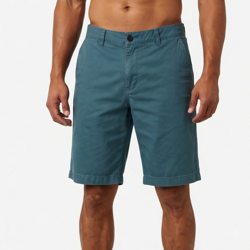 Dockers Men's Blue Aqua Board/Boat Shorts Classic Fit Size 32" Casual/Business